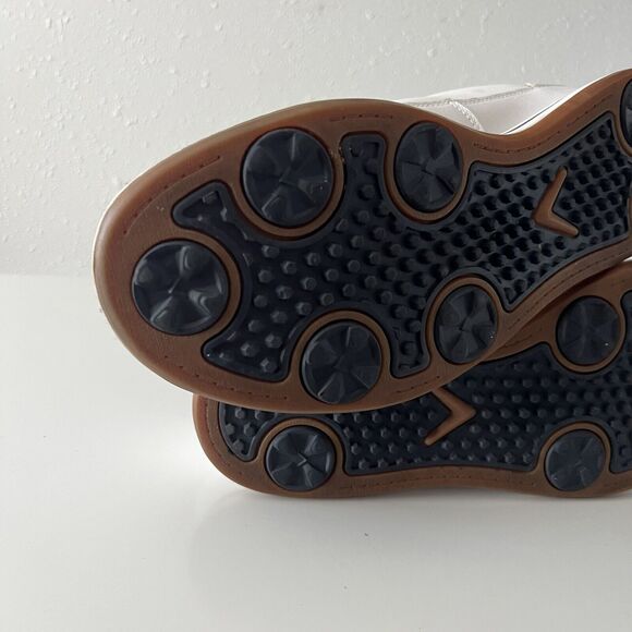 Callaway Size 9 White/Navy‎ Leather Spikeless Golf Shoes M336-01 - Picture 9 of 10